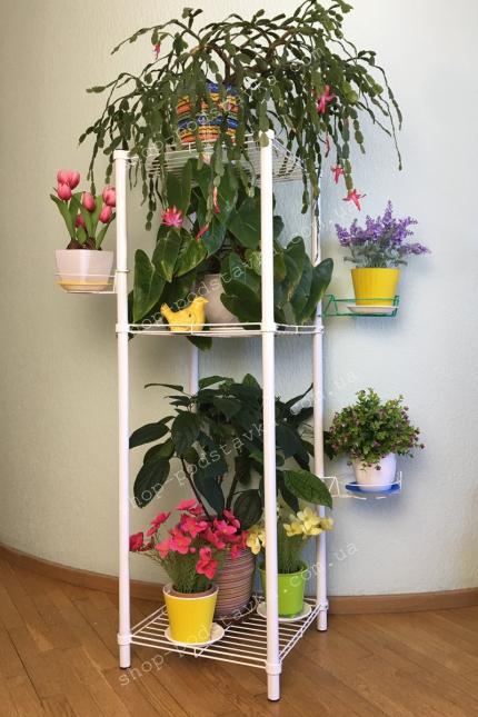 Подставка для цветов "КУБ" Стеллажи для рассады и цветов в Украине тел. (098) 300 11 00