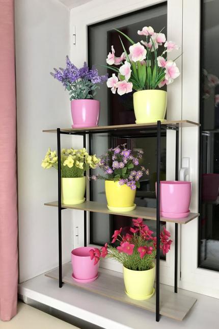 Подставка для цветов "Лаванда" Полочка для цветов купить тел. (098) 300 11