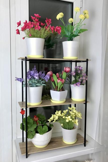 Подставка для цветов "Лаванда" Полочка для рассады и цветов от производителя тел. (098) 300 11 00