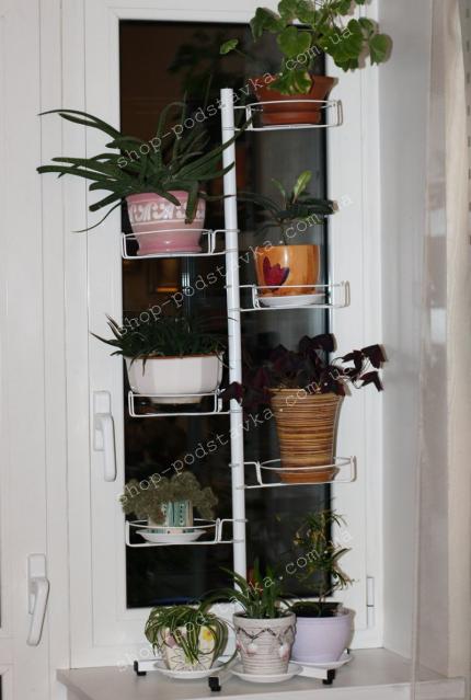 Подставка оконная "Пава" Цветочная подставка на окно "Пава"