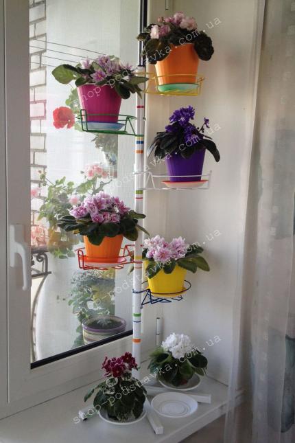 Подставка оконная "Пава" Оконная подставка под цветы "Пава"