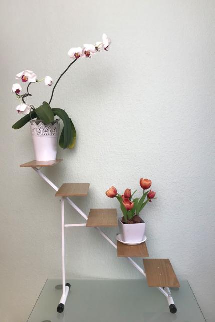 Подставка для цветов "Прованс" Оконная подставка под цветы "Прованс" недорого